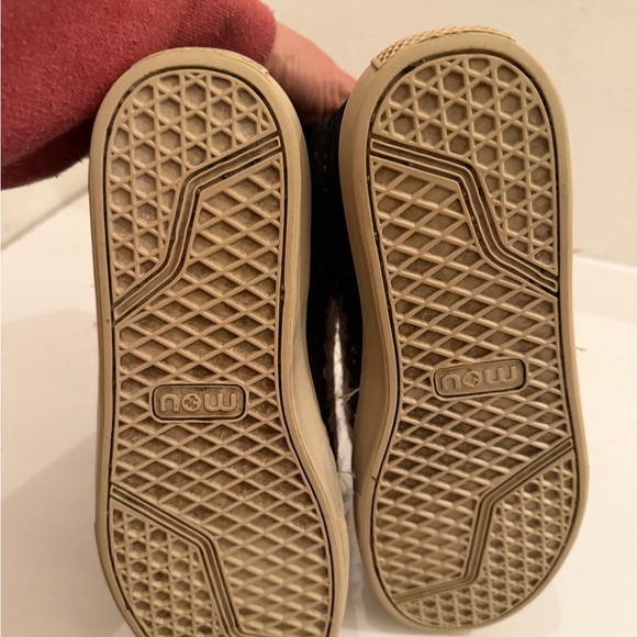 Free People MOU Eskimo sneaker boots limited edition black with gold sparkles - Picture 5 of 13